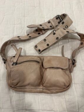 Free People Wade Leather Sling distressed colorway